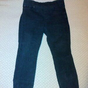 Levi Signature Totally Shaping Pull-On Skinny Jeans Black Stretch 16M Minimalist